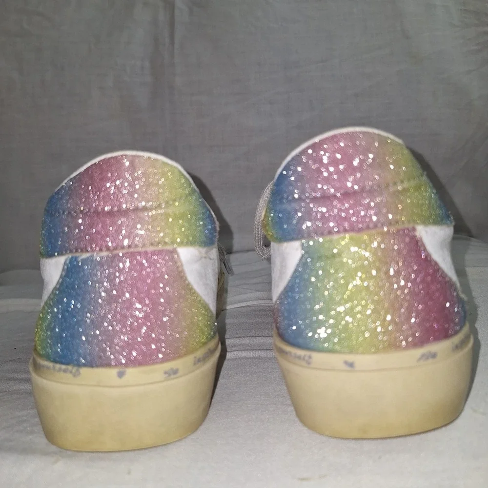 SHU SHOP Women Reba Multi Sparkle Sneakers Sz 10 Casual Streetwear‎ Athleisure